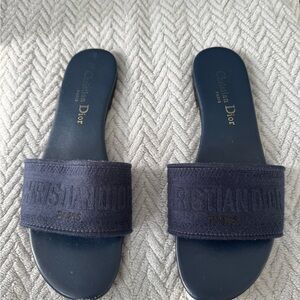 Navy Blue Slides